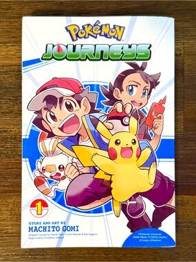 Pokemon Journeys Vol 1 - Manga Comic Book RARE Anime TCG ETB Summer DEAL Pikachu